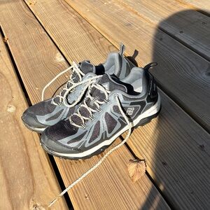 Columbia Women's Black and White Hiking Shoes